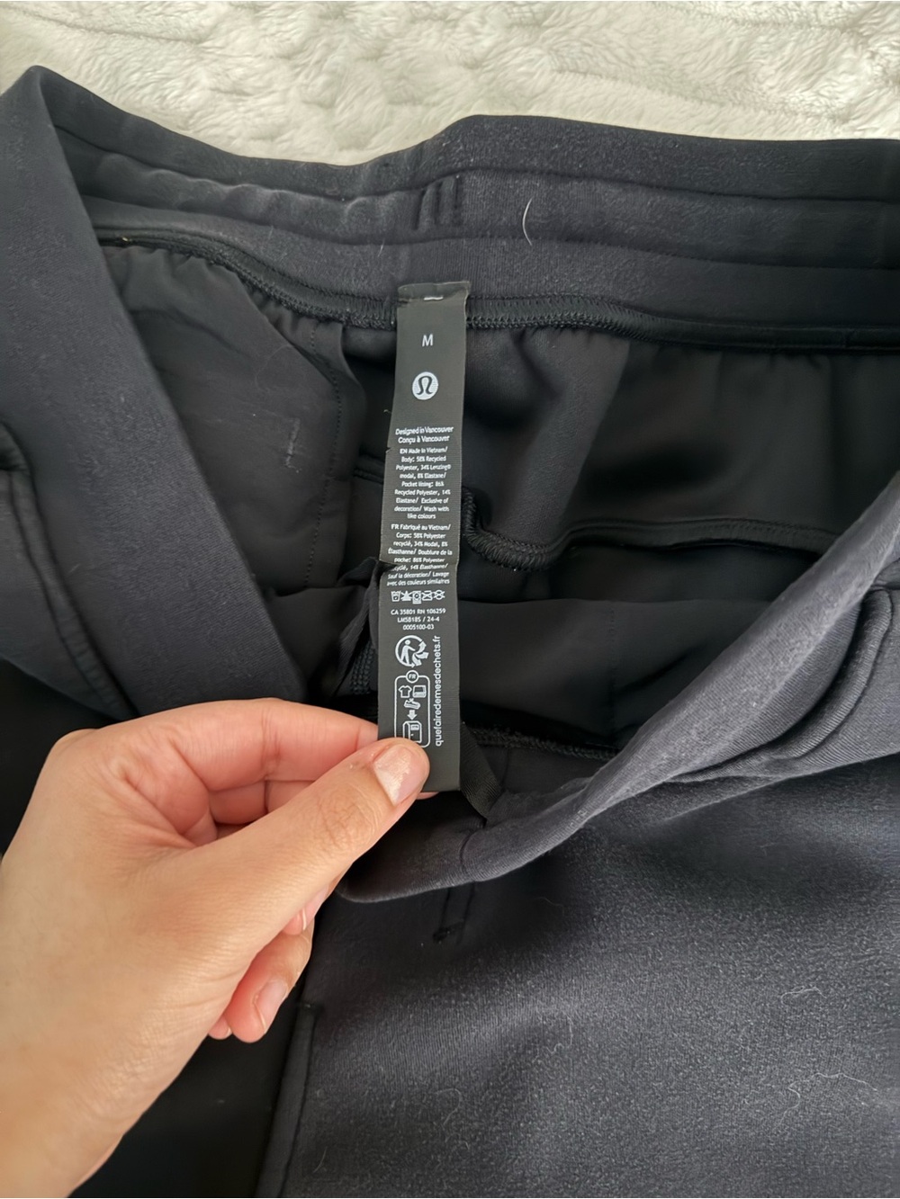 lululemon athletica Men's Black Sweatpants Joggers